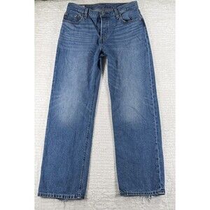 LEVIS Levi's Premium 501 90s Selvedge Denim Jeans Blue Womens 29 x 30 Pants